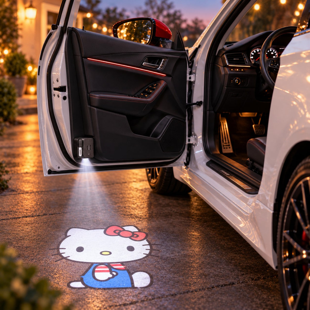 Sanrio Car Projector - Hello Kitty car door projection