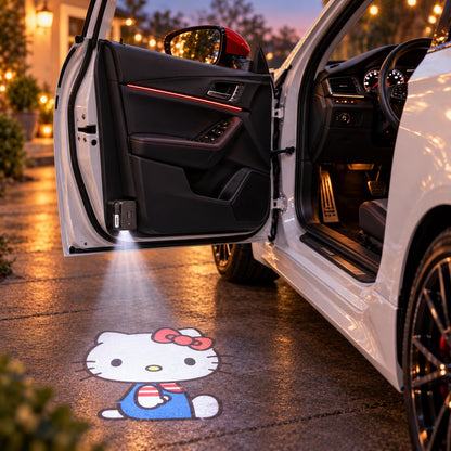 Sanrio Car Projector - Hello Kitty car door projection