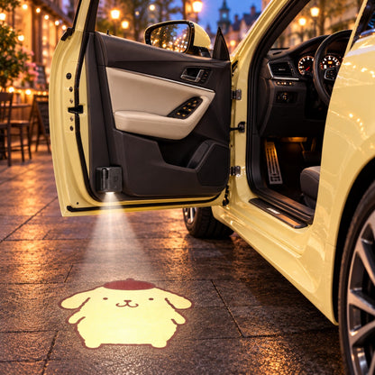 Sanrio Car Projector - Pompompurin car door projection